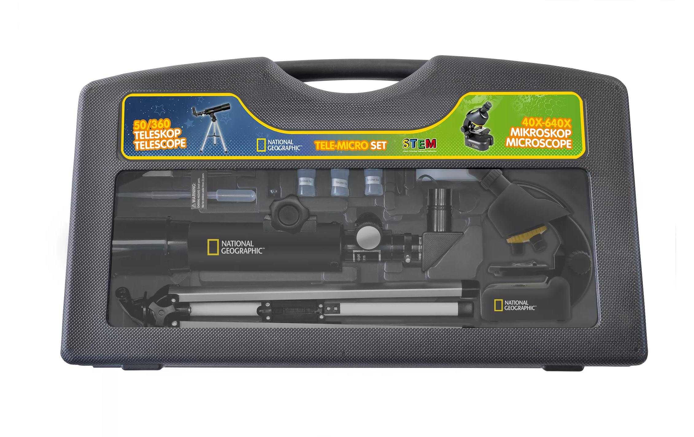 National Geographic Tele-/Mikroskop Set