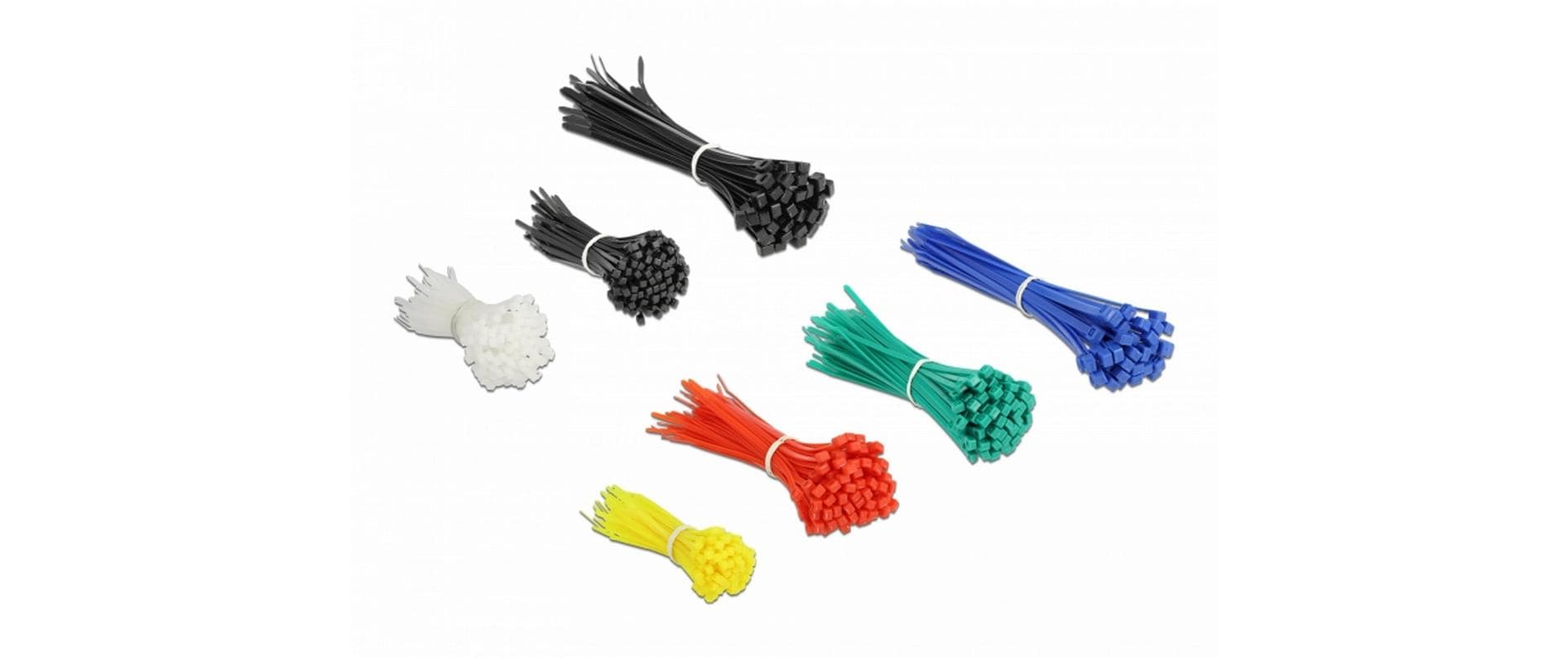 Delock Kabelbinder Box 600 Stück, assortiert Mehrfarbig Delock Kabelbinder Box 600 Stück, assortiert Mehrfarbig