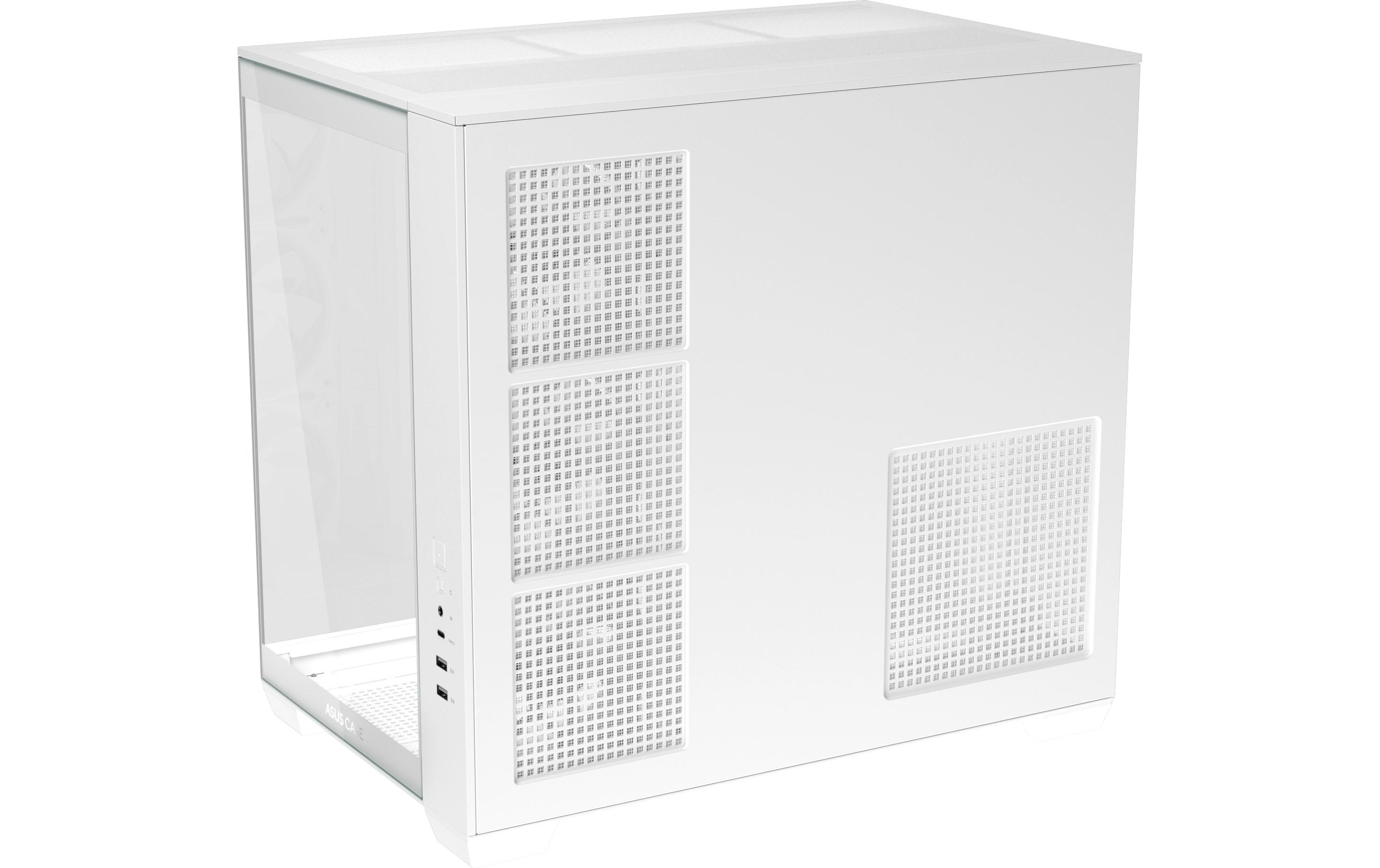 ASUS PC-Gehäuse A32 Plus TG ARGB Weiss