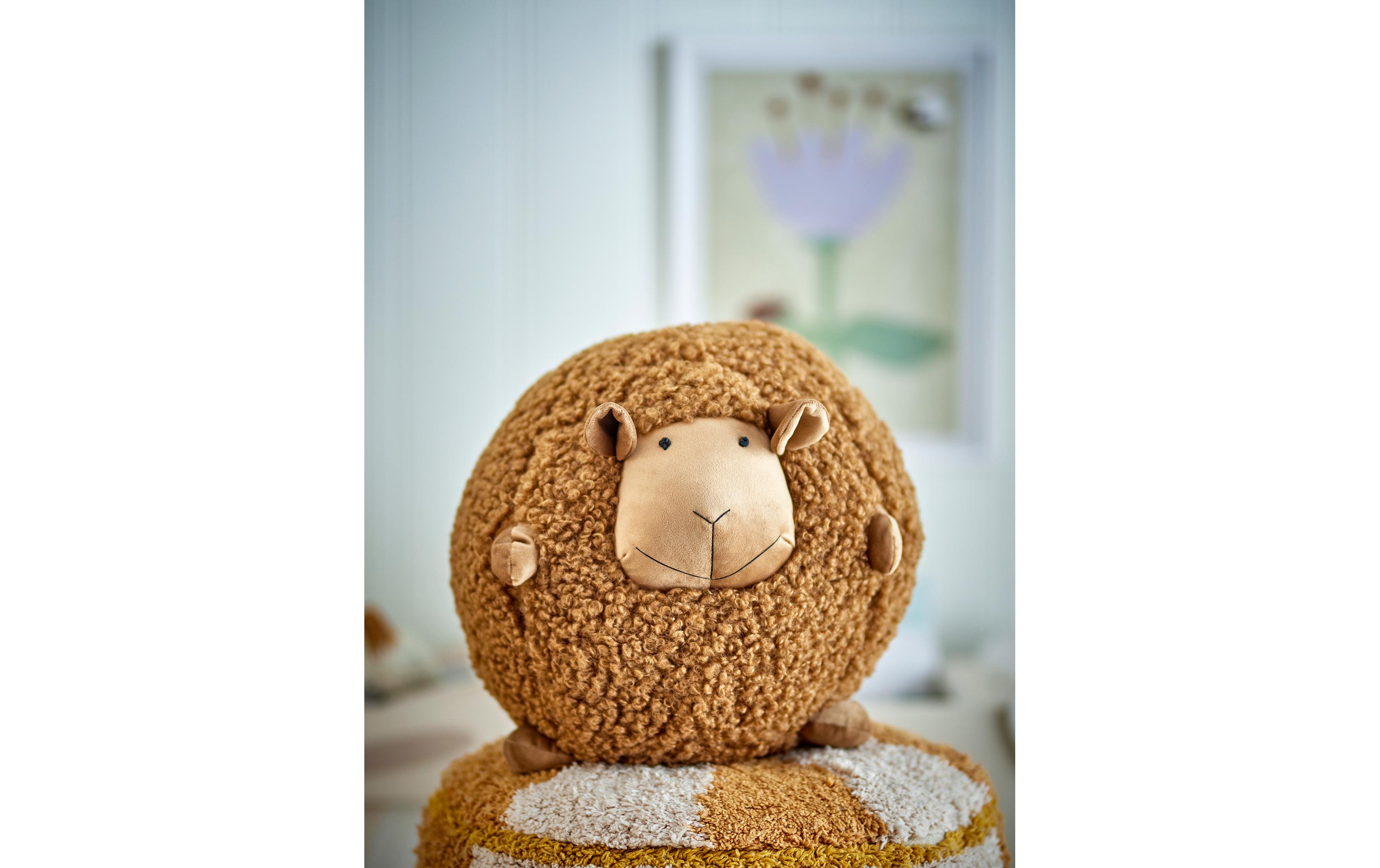 Bloomingville Plüsch Schaf Rubert Braun