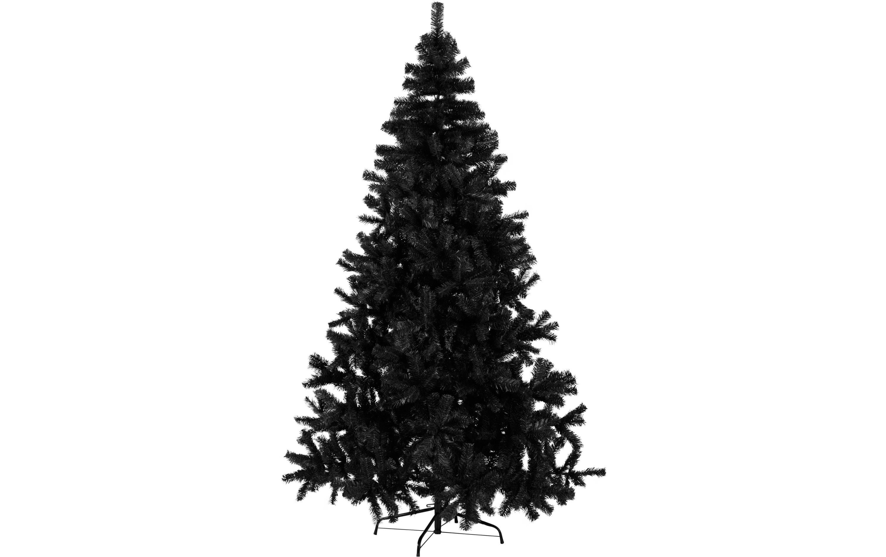 Star Trading Weihnachtsbaum Quebec, 2.1 m, Schwarz