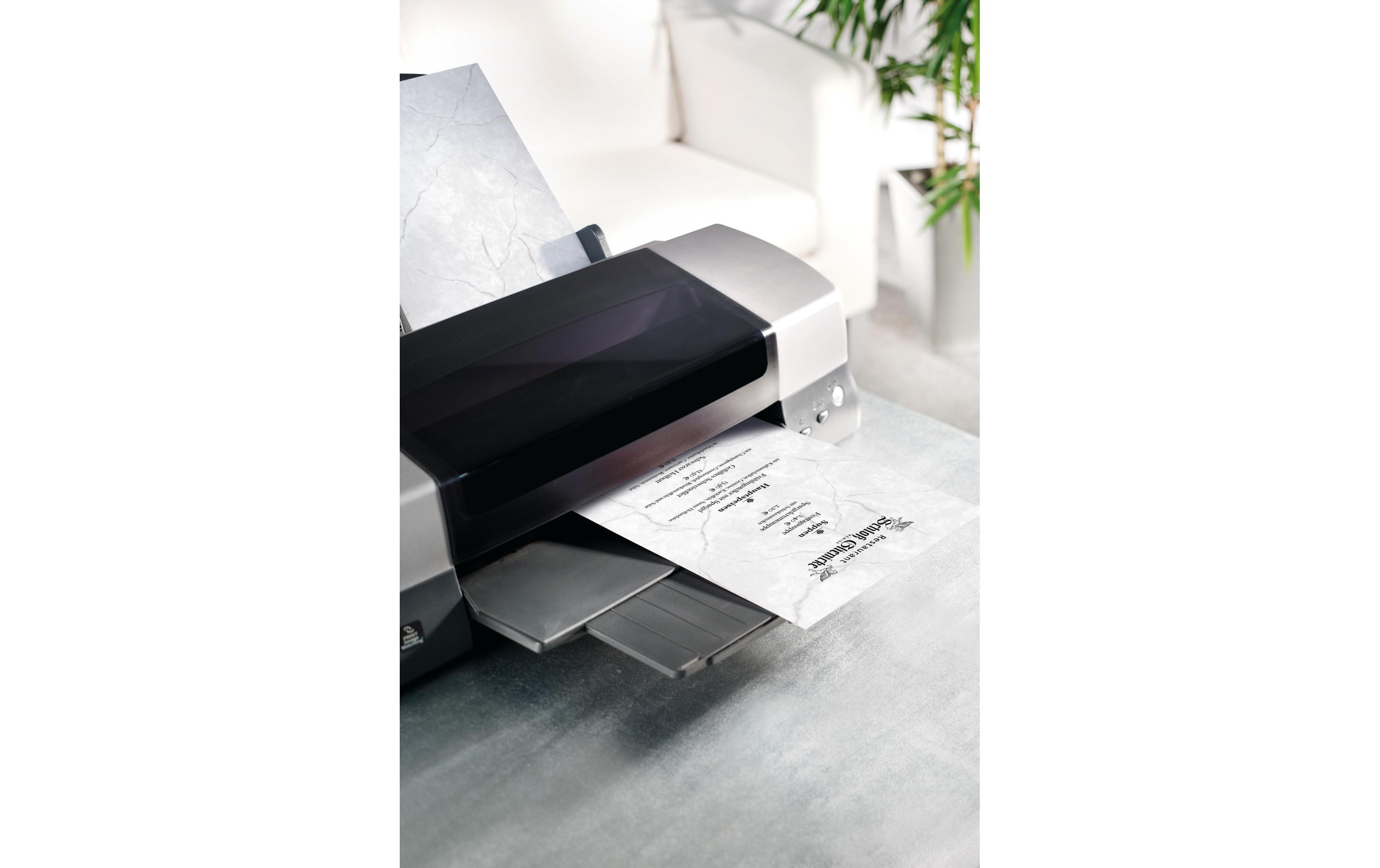 Sigel Granit Strukturpapier, Grau, A4, 50 Blatt