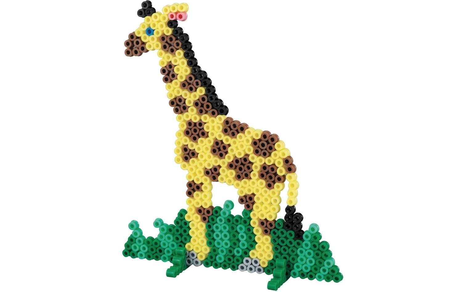 Hama Bügelperlen Platten Midi mit 4 Tier-Motiven Weiss