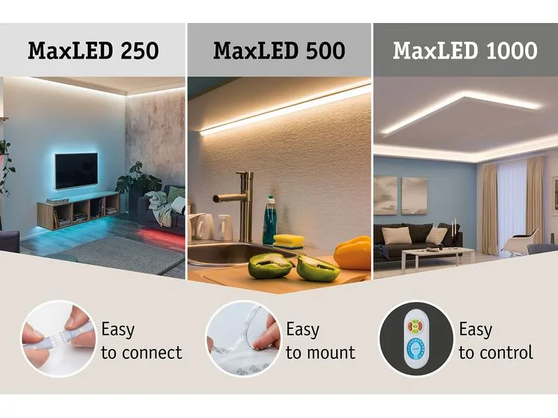 Paulmann LED-Stripe MaxLED 500 Tunable White, 2.5 m Erweiterung Paulmann LED-Stripe MaxLED 500 Tunable White, 2.5 m Erweiterung