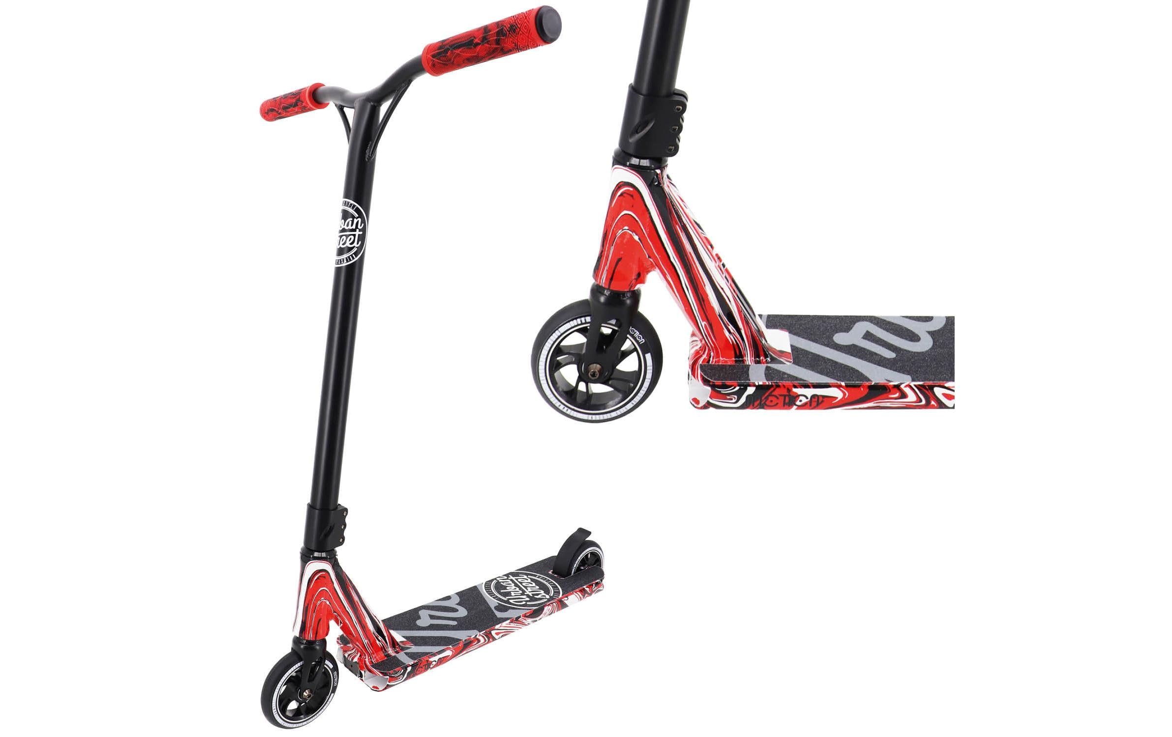Motion Scooter Freestyle, Urban Fire, Schwarz / Rot