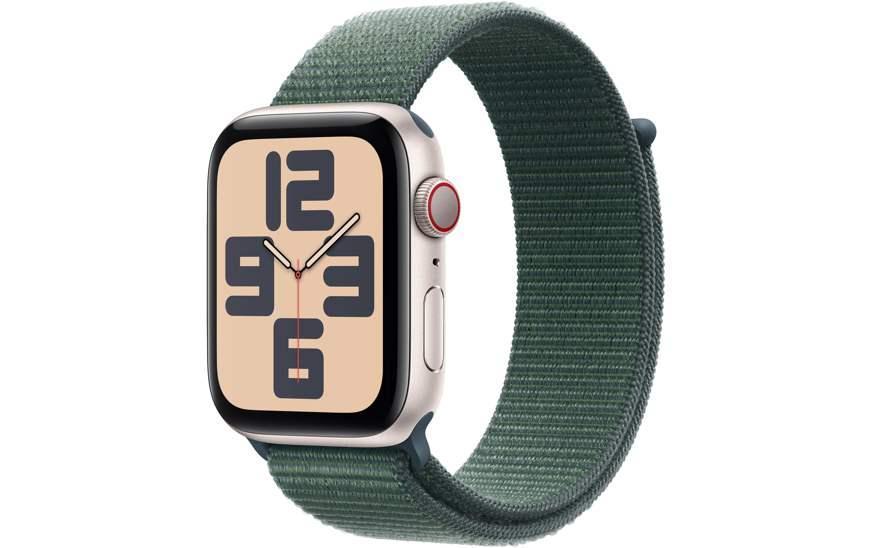Apple Watch SE 2024 44 mm LTE Lake Green Sport Loop