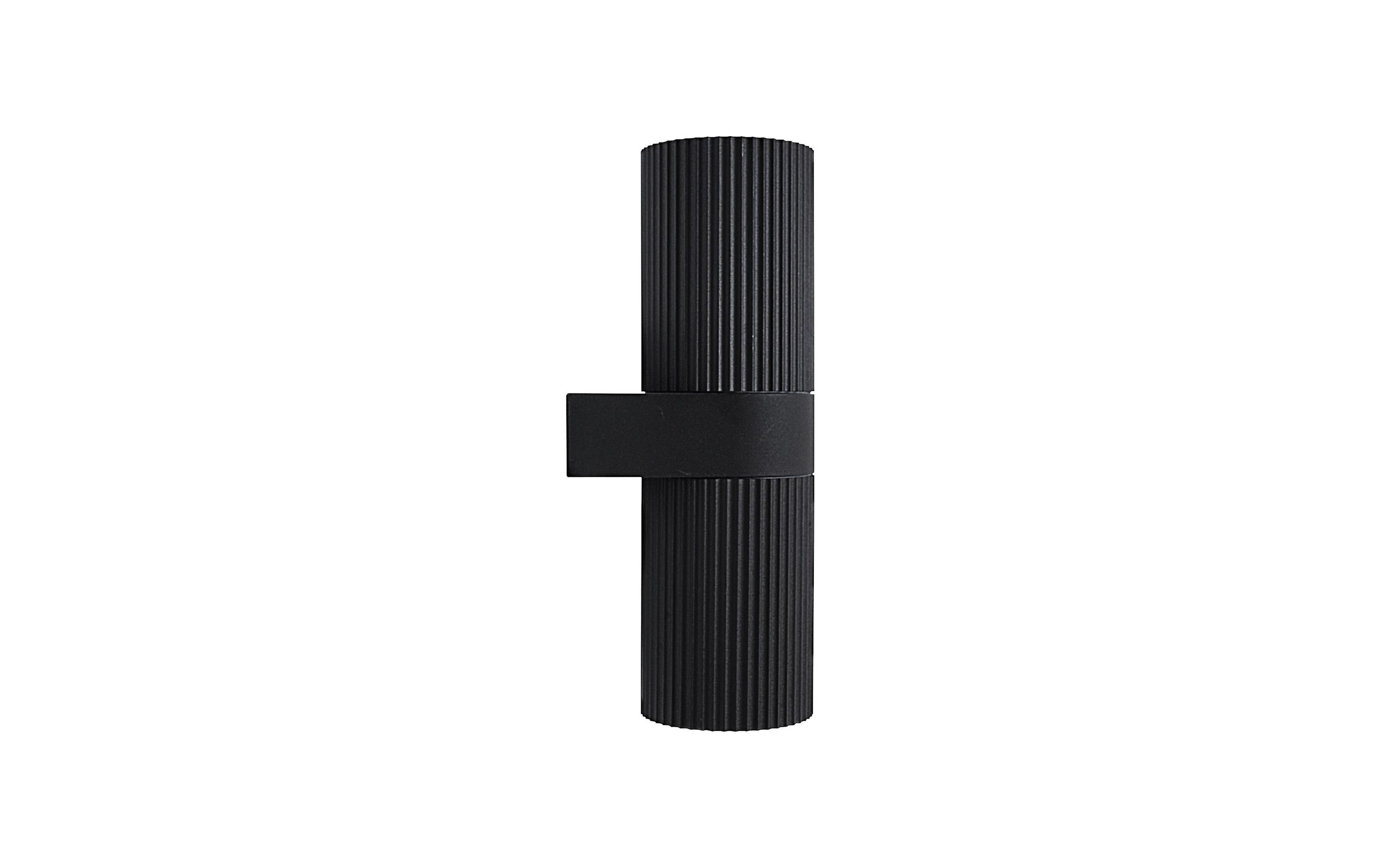 Nordlux Wandleuchte Kyklop Ripple 15W, E27, IP54, Schwarz