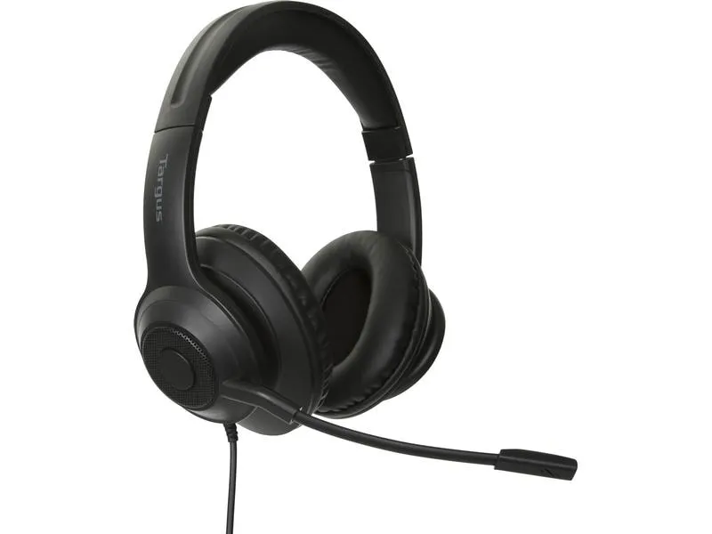 Targus Headset Wired Stereo Schwarz Targus Headset Wired Stereo Schwarz