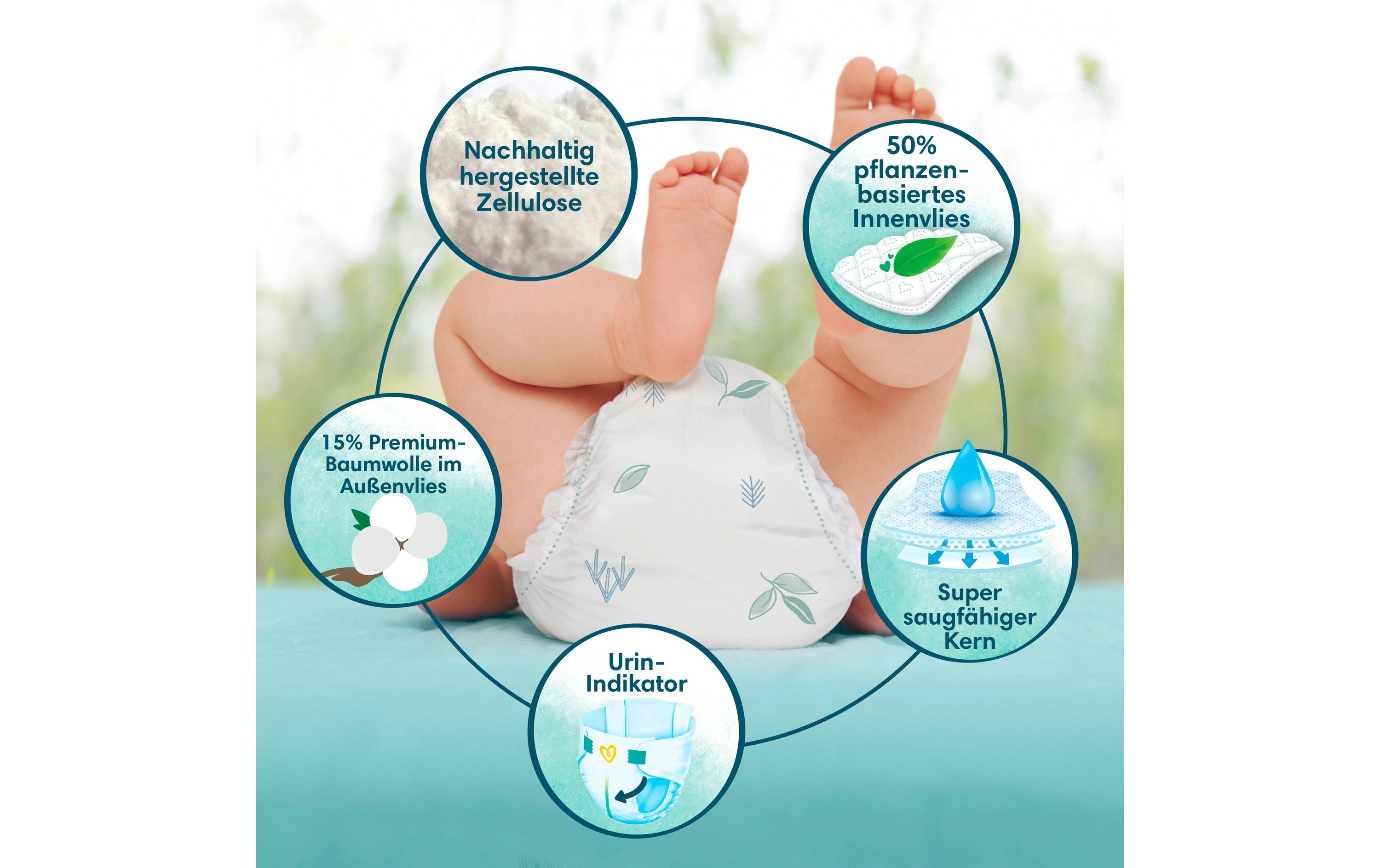 Pampers Windeln Harmonie Midi Grösse 3