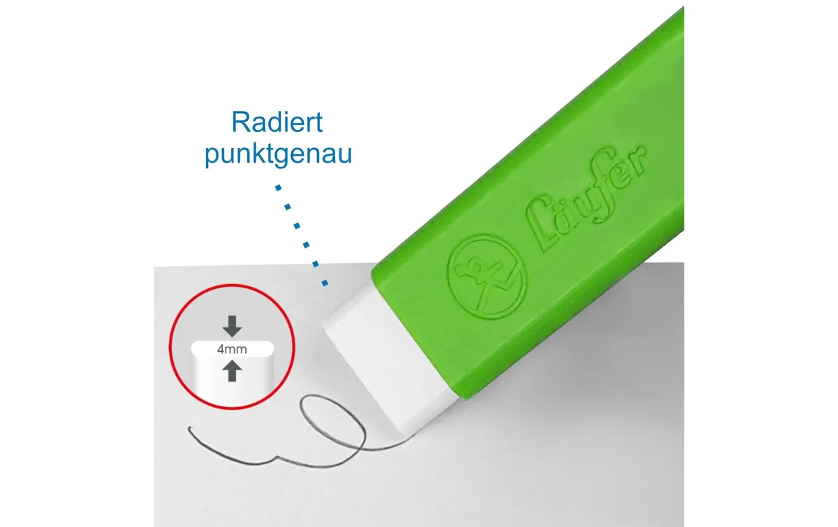 Läufer Radiergummi Pocket Grün Läufer Radiergummi Pocket Grün