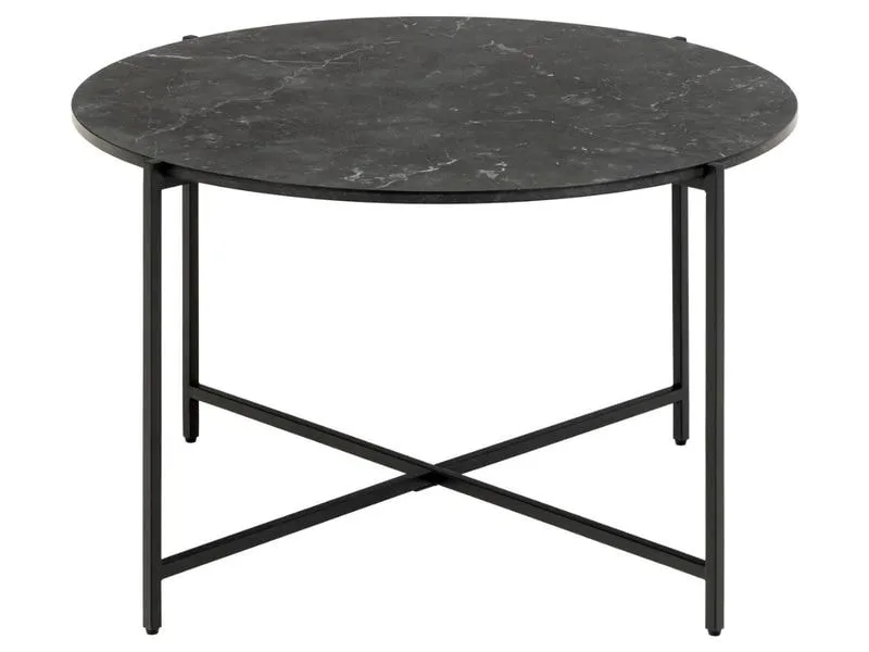 AC Design Couchtisch Lamoine Schwarz, Ø 70 x 42 cm AC Design Couchtisch Lamoine Schwarz, Ø 70 x 42 cm