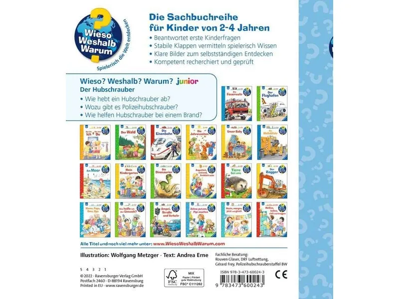Ravensburger Kinder-Sachbuch Der Hubschrauber