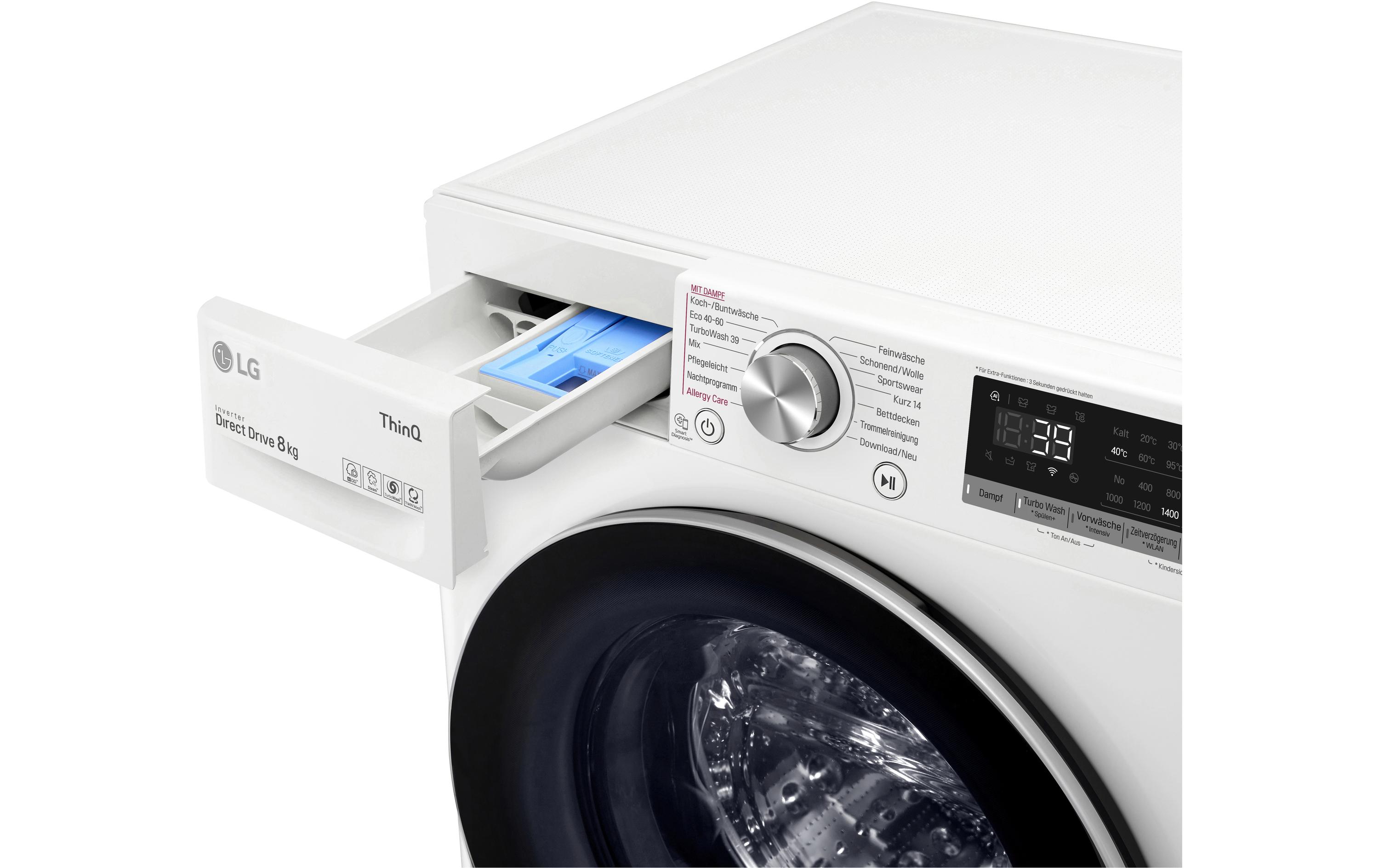 LG Waschmaschine F4WV708P1E Links LG Waschmaschine F4WV708P1E Links