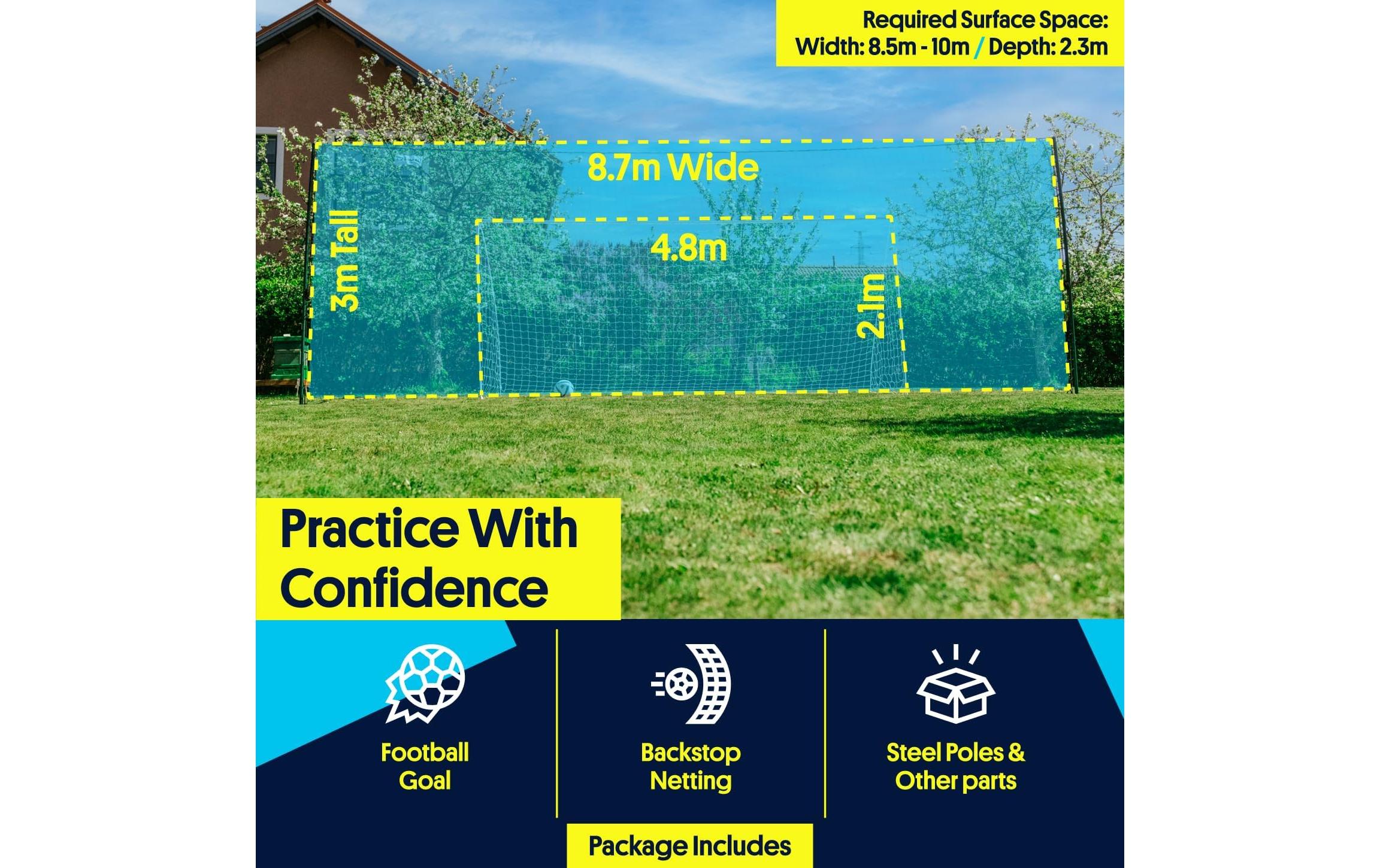 Open Goaaal! Fussballtor Open Goaaal – Large Hochfang- und Auffangnetz Open Goaaal! Fussballtor Open Goaaal – Large Hochfang- und Auffangnetz