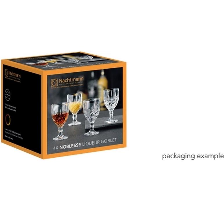 Nachtmann Likörglas Noblesse, 4 Stück 57 ml, 1 Stück, Transparent