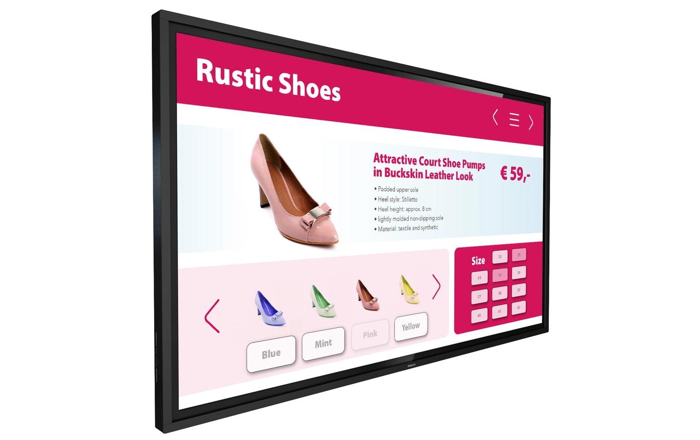 Philips Touch Display T-Line 55BDL3452T/00 Infrarot 55
