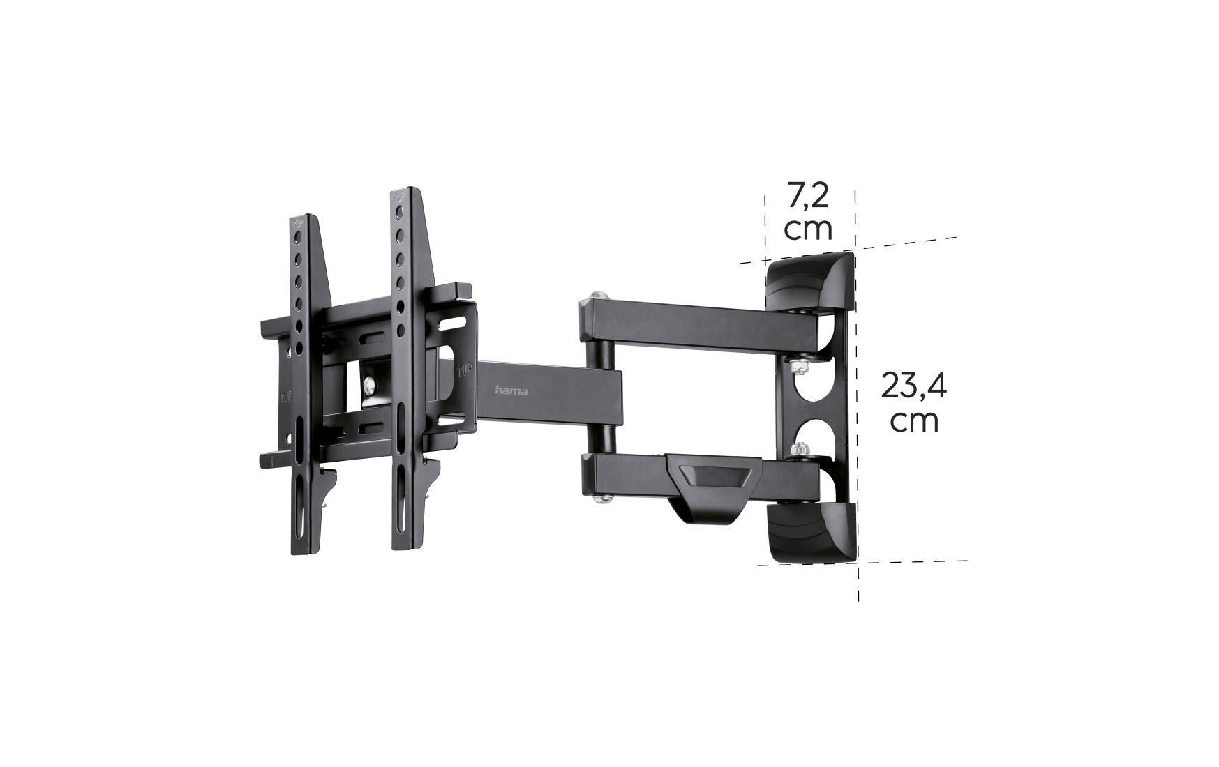 Hama Technics AG TV-Wandhalterung 50 Schwarz