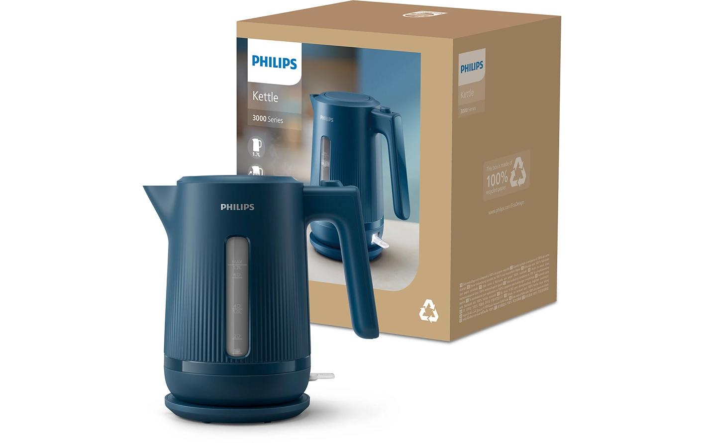 Philips Wasserkocher 3000 Series HD9411/71 1.7 l, Malibu Blue