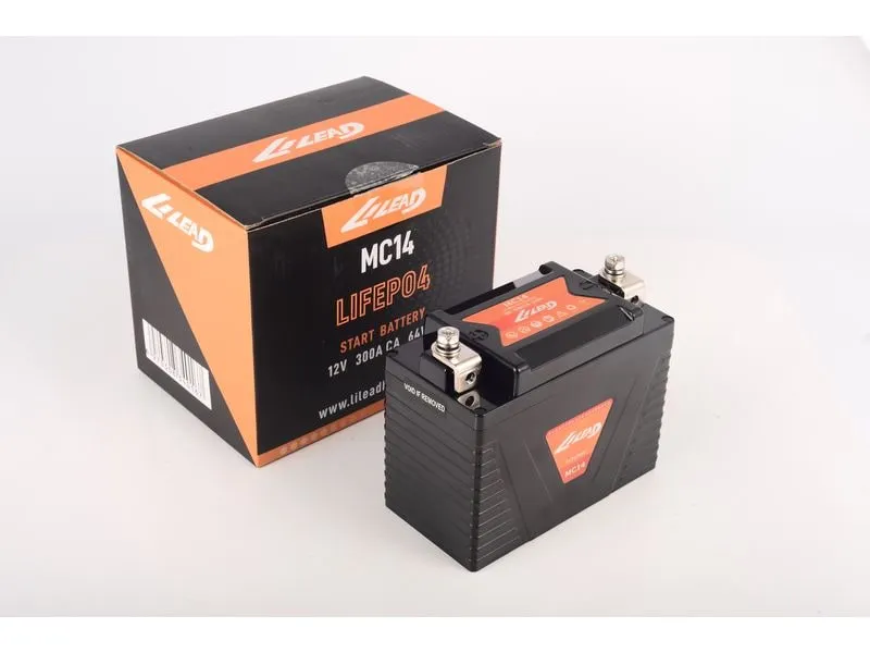 LILEAD Motorradbatterie MC14 MC14 LIFEPO4 12 V 300CCA 64 Wh LILEAD Motorradbatterie MC14 MC14 LIFEPO4 12 V 300CCA 64 Wh