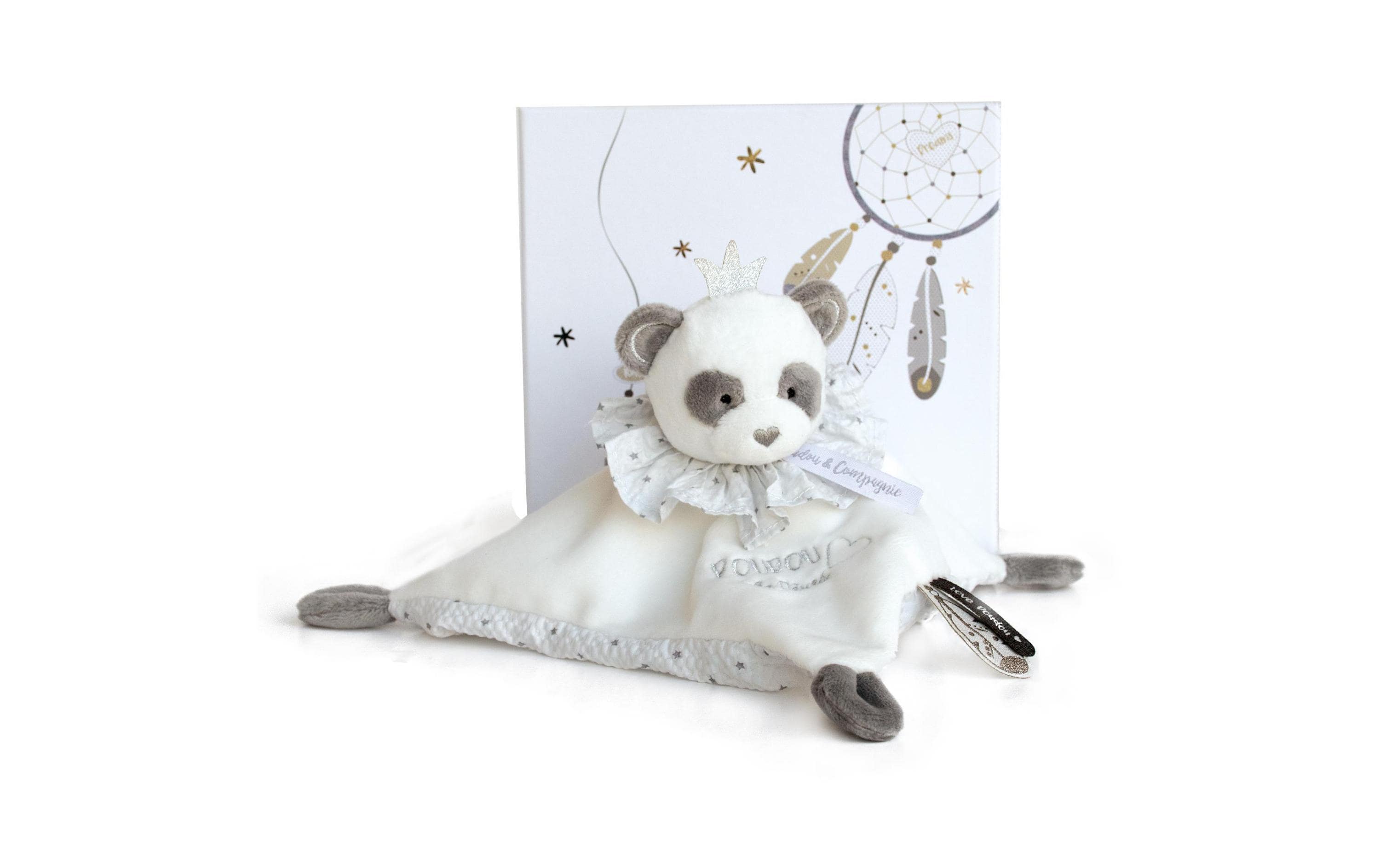 DouDou et compagnie Geschenkset Panda 20cm DouDou et compagnie Geschenkset Panda 20cm