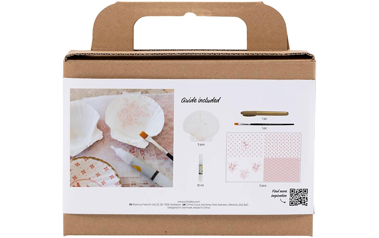 Creativ Company Bastelset Decopatch Muschel-Schalen