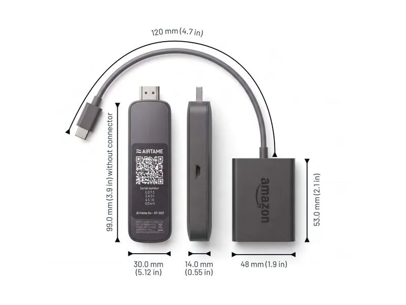 Airtame Go Core 3Y Schwarz Airtame Go Core 3Y Schwarz
