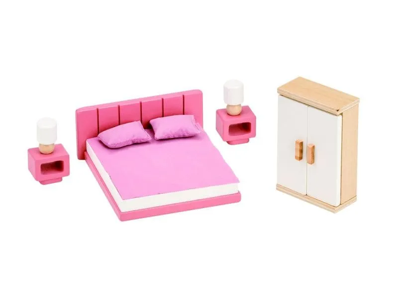 Spielba Holzspielwaren Puppenhausmöbel Schlafzimmer Spielba Holzspielwaren Puppenhausmöbel Schlafzimmer