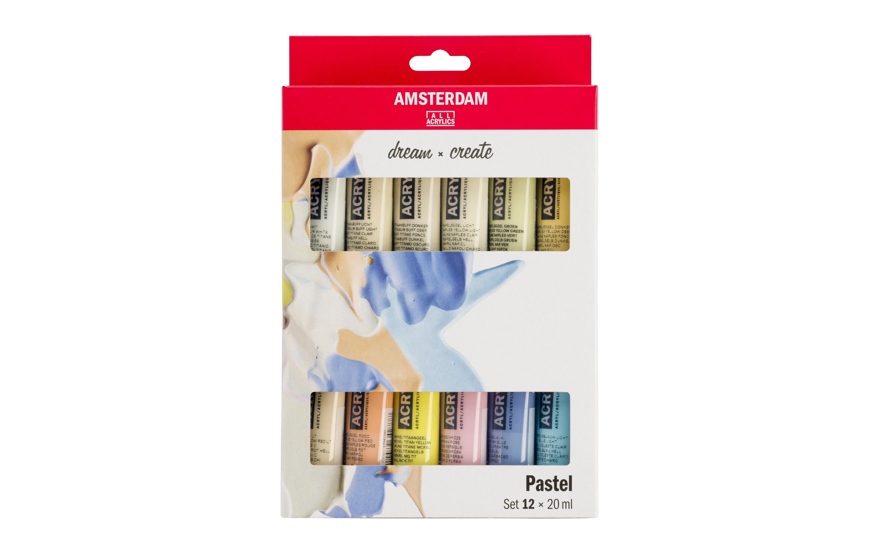 Amsterdam Acrylfarbe Pastels 12 Tuben à 20 ml
