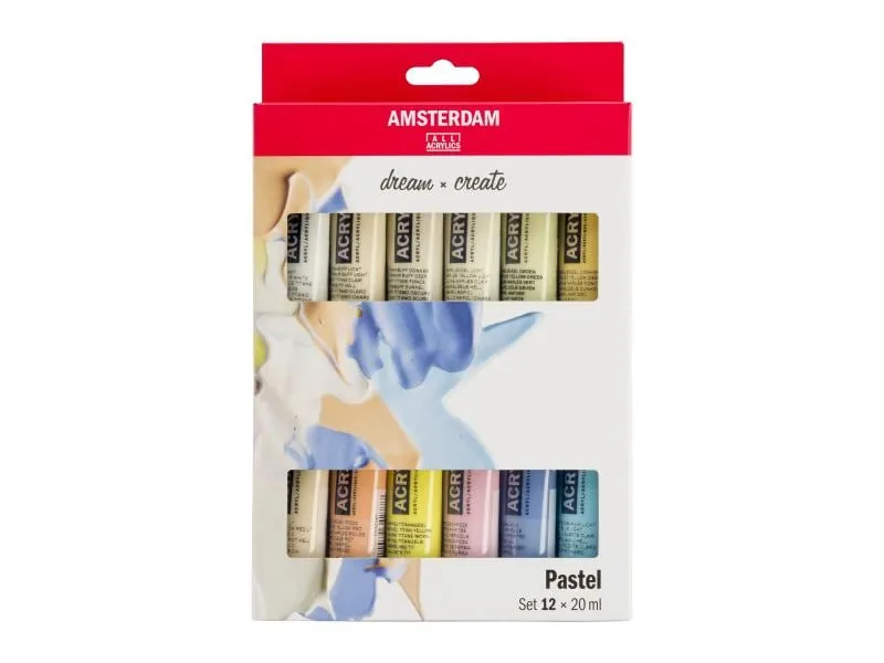 Amsterdam Acrylfarbe Pastels 12 Tuben à 20 ml Amsterdam Acrylfarbe Pastels 12 Tuben à 20 ml
