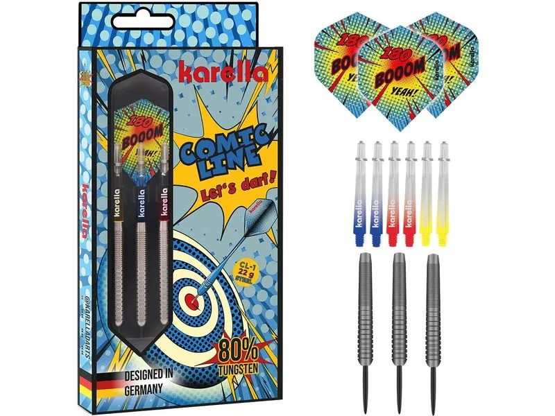 Karella Steeldart Comic Line CL-1 22 g, 3 Stück