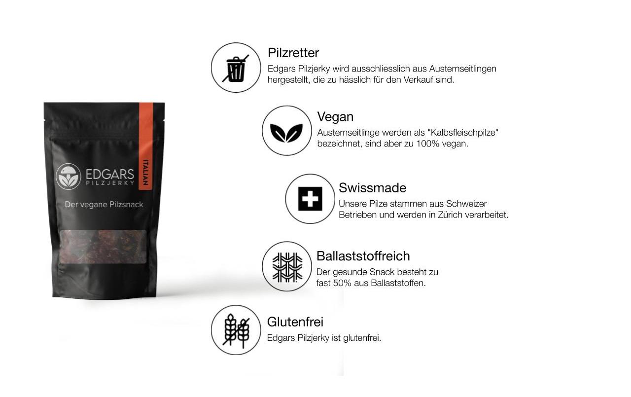 Edgars Pilzjerky Pilzjerky Italian 50 g