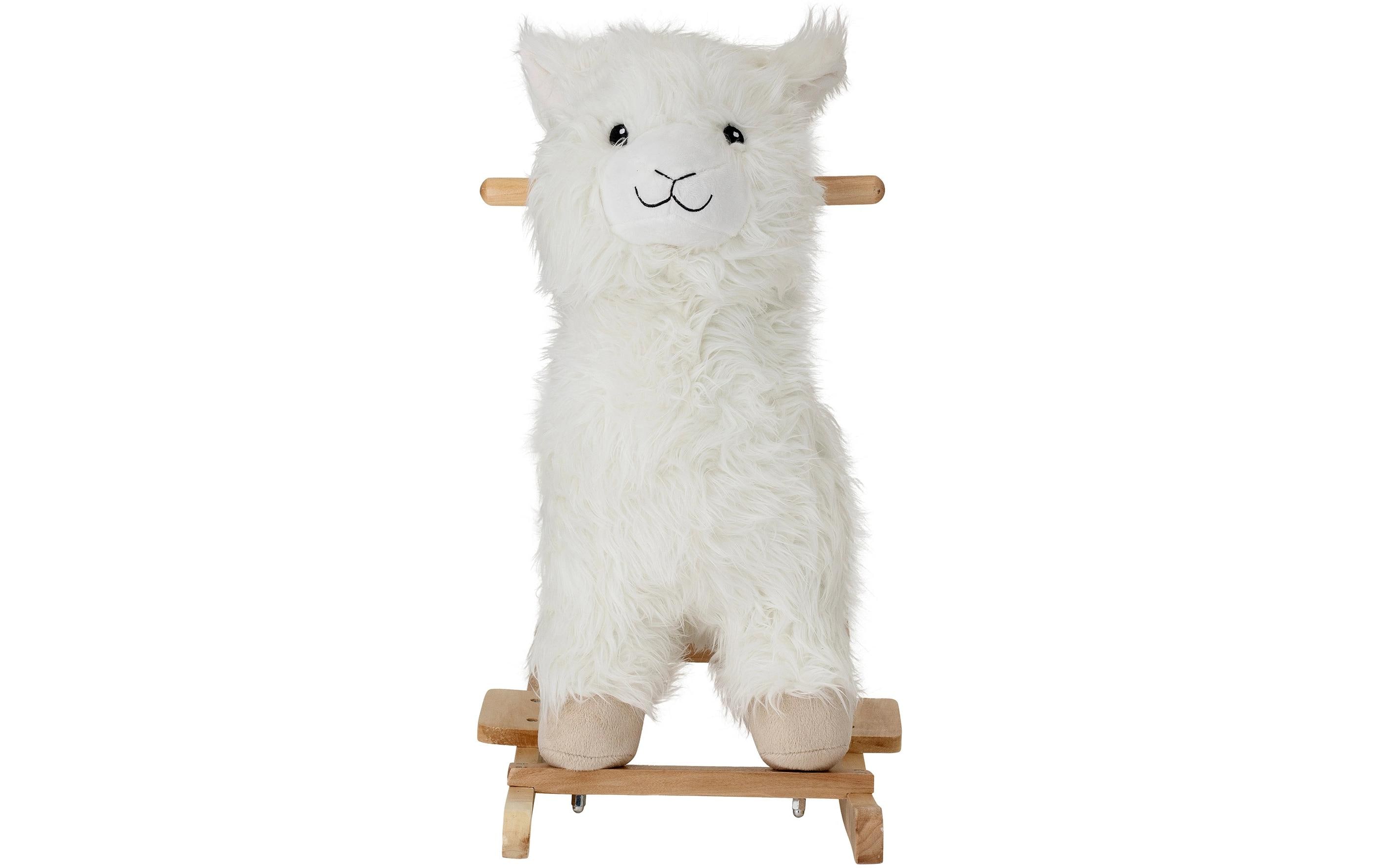 Bloomingville Schaukeltier Kinto Lama Weiss