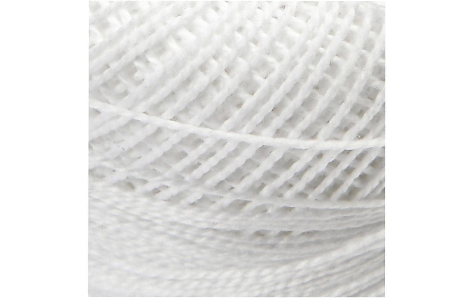 Creativ Company Näh- und Stickgarn Weiss, 20 g