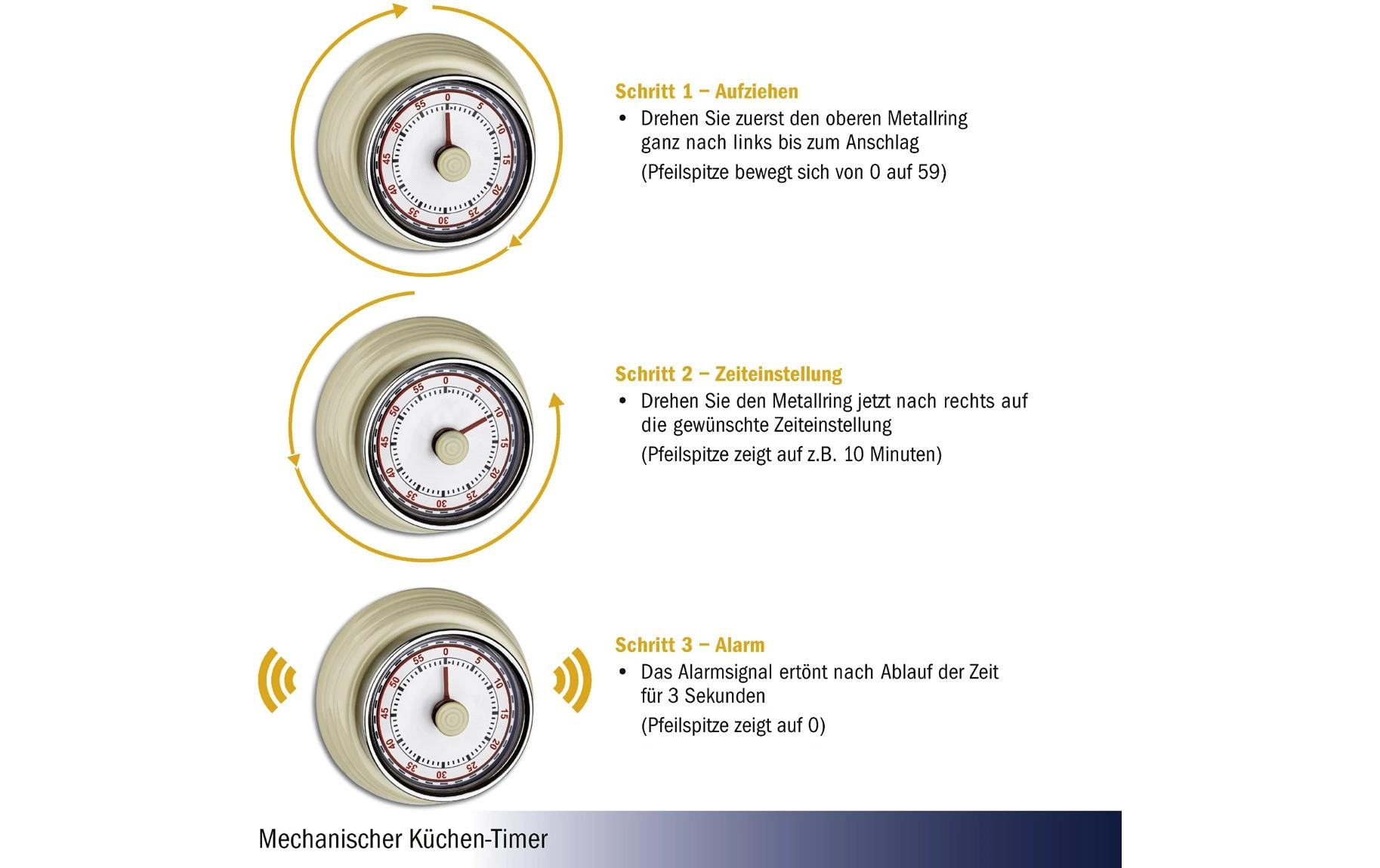 TFA Dostmann Küchentimer Beige