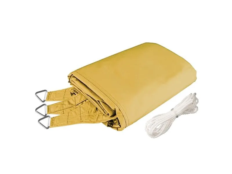 Windhager Sonnensegel Cannes, 4 m, Eckig, Gelb Windhager Sonnensegel Cannes, 4 m, Eckig, Gelb