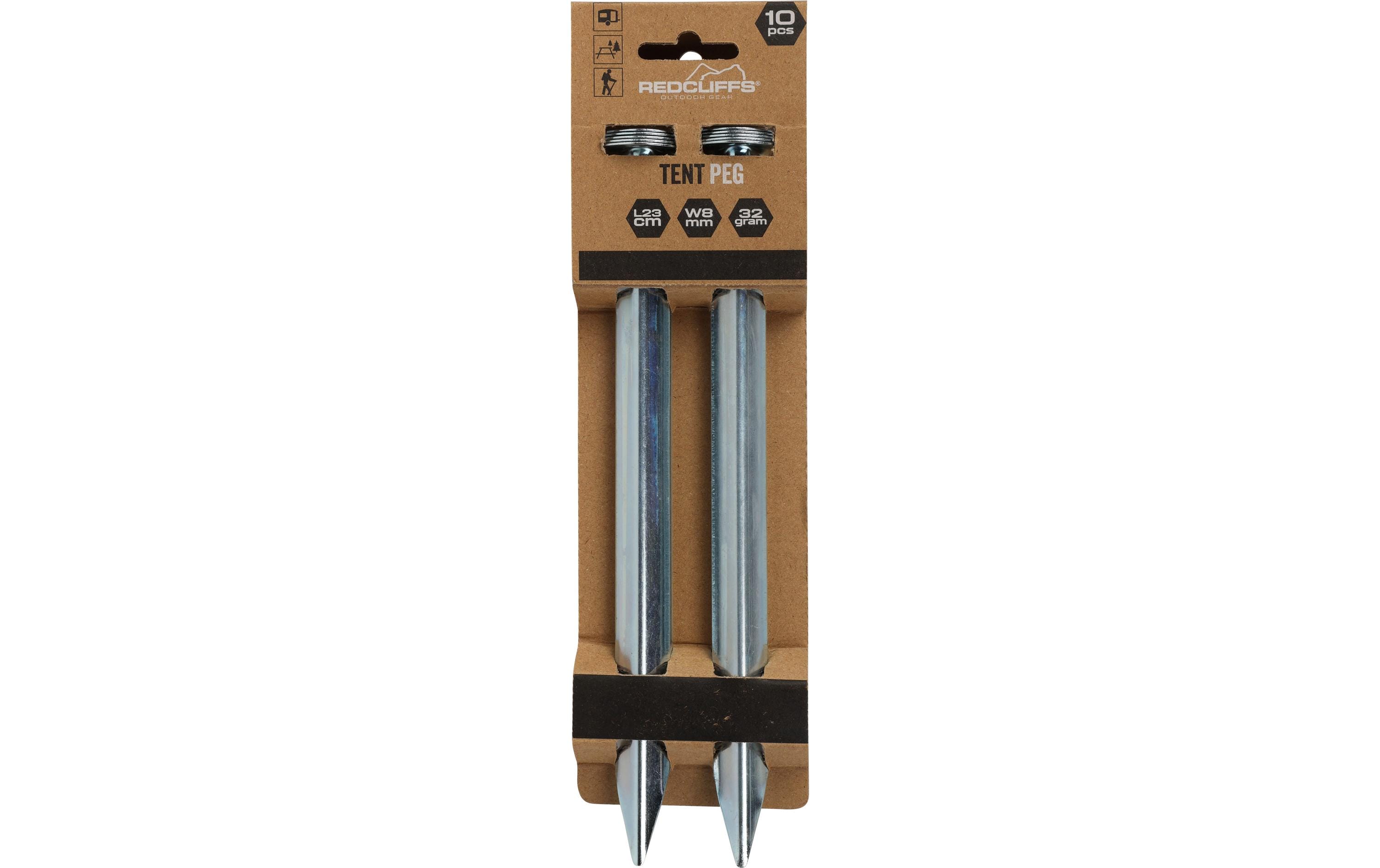 FTM Stahl-Hering breit 10 Stück, 23 cm