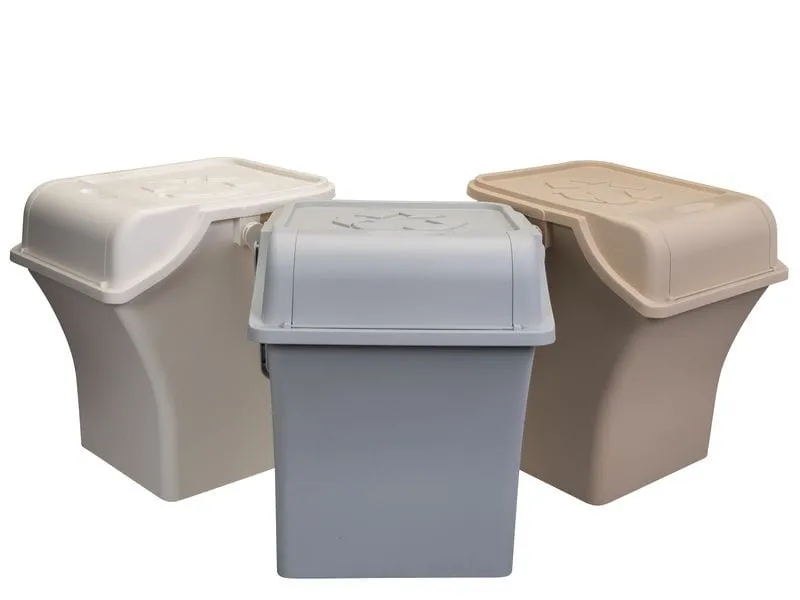 COCON Recyclingbehälter Sorto Mehrfarbig, 3 Stück, 45 L COCON Recyclingbehälter Sorto Mehrfarbig, 3 Stück, 45 L