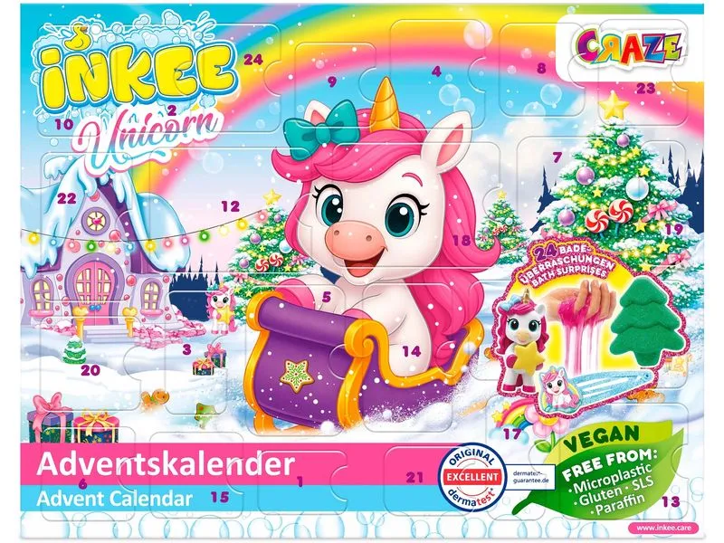 Craze CRAZE Adventskalender Inkee Unicorn World Craze CRAZE Adventskalender Inkee Unicorn World
