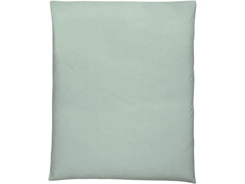 Home Fashion Duvetbezug Halbleinen uni jade 200 x 210 cm
