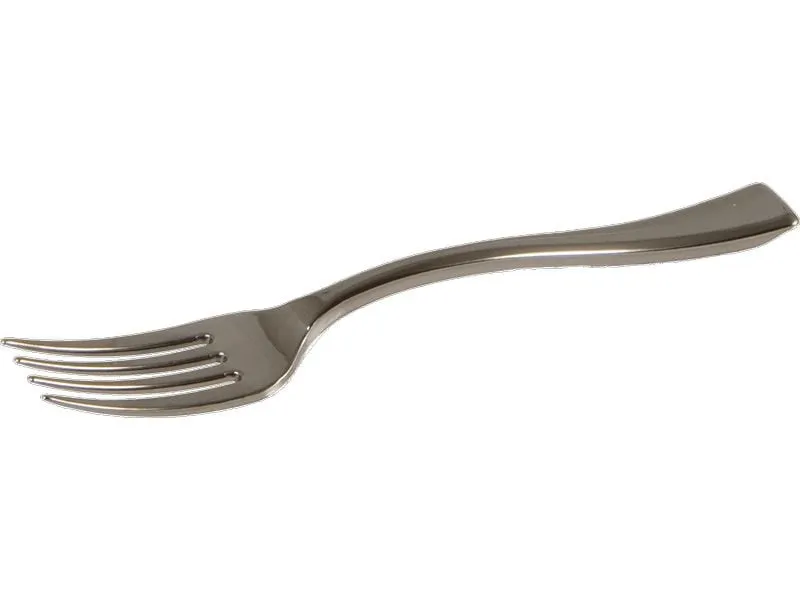 ELCO Einweg-Gabel 100 Stück, Silber