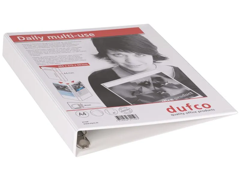 dufco Ringbuch 4.4 cm, Weiss dufco Ringbuch 4.4 cm, Weiss