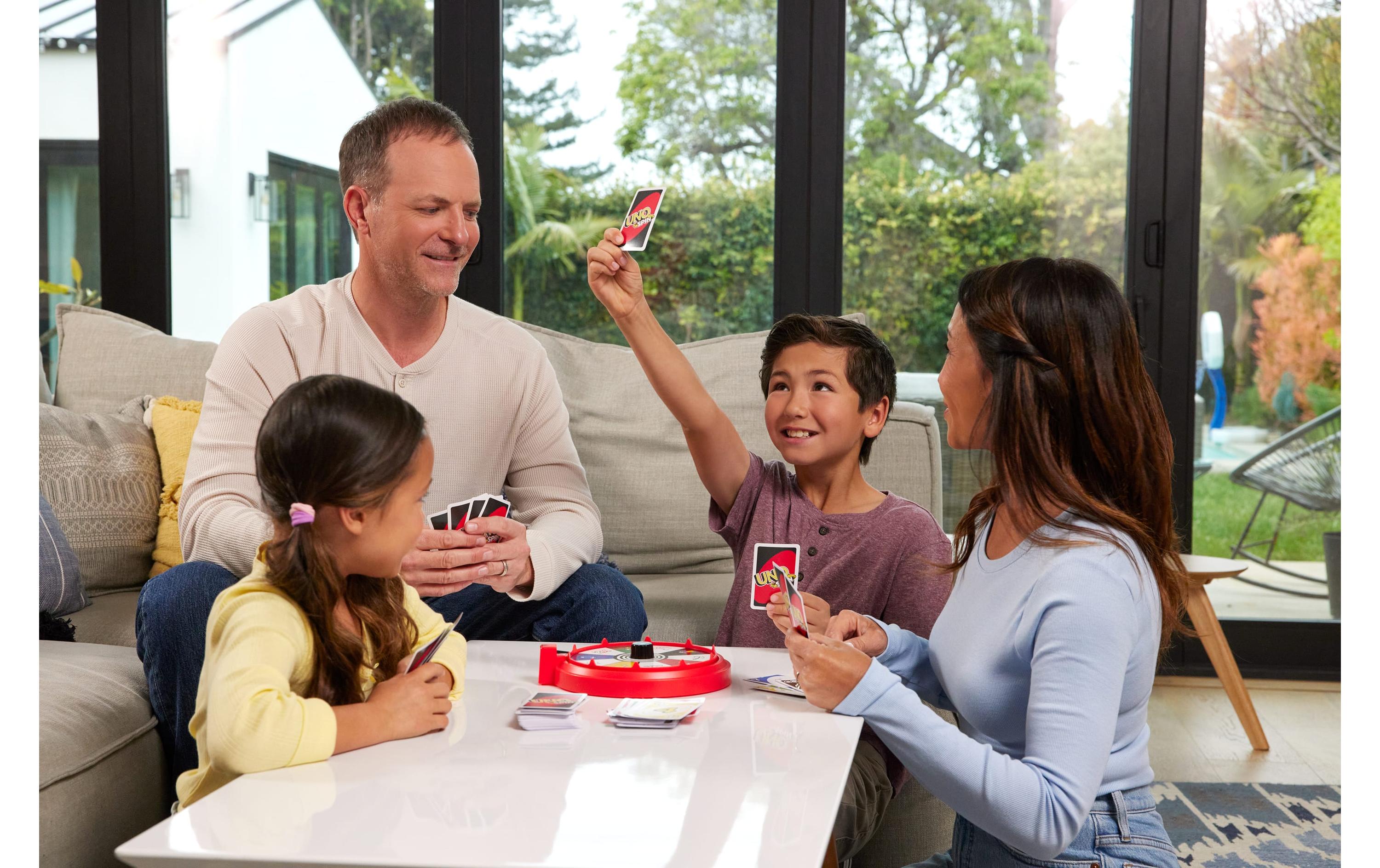 Mattel Spiele Kartenspiel UNO Spin Kartenspiel