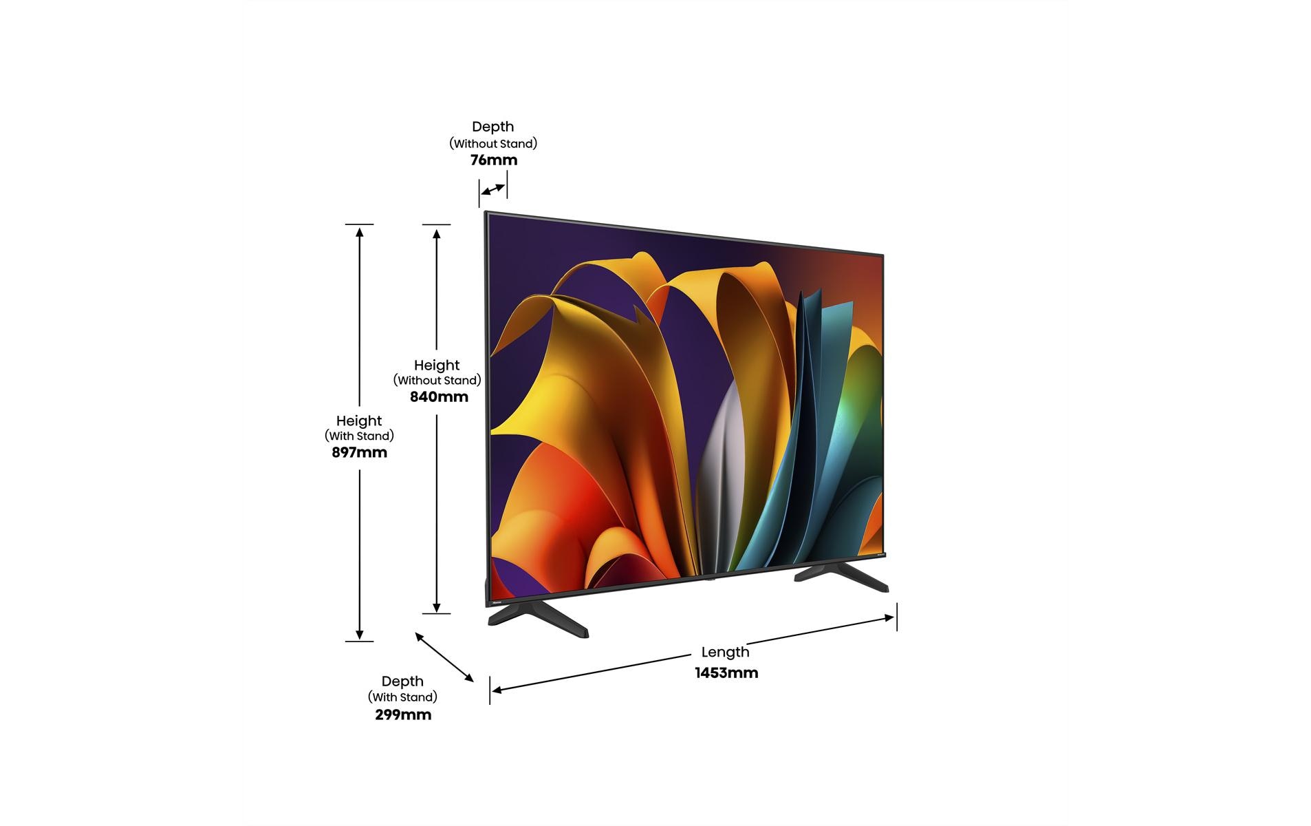 Hisense TV 65A6N 65, 3840 x 2160 (Ultra HD 4K), LED-LCD