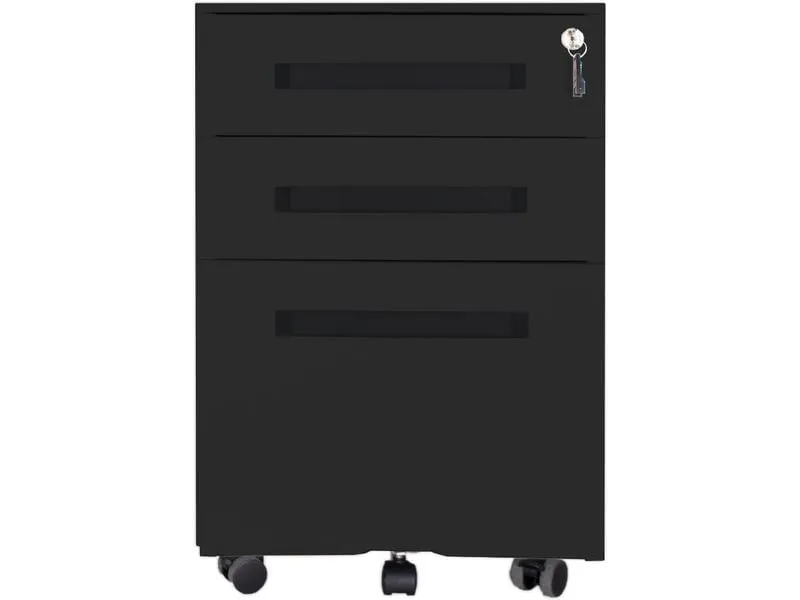 Contini Hängemappenwagen 50 x 39 x 61 cm, Schwarz Contini Hängemappenwagen 50 x 39 x 61 cm, Schwarz