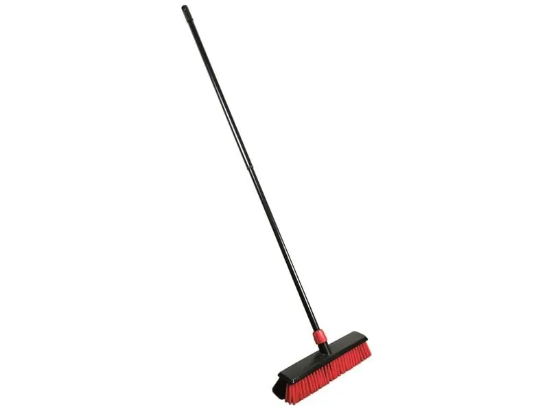 Edi Baur Besen Heavy duty mit Teleskopstiel, Schwarz Edi Baur Besen Heavy duty mit Teleskopstiel, Schwarz