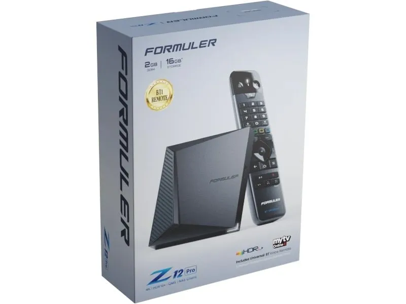 Formuler Z12 PRO 4K Streaming Box 2 GB RAM 16 GB eMMC Android 12