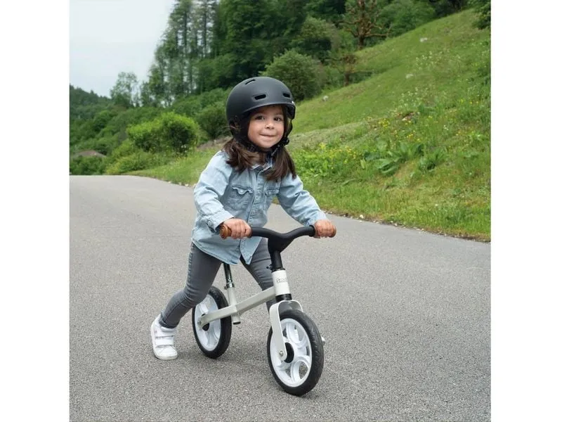 Smoby Kinder-Laufrad First Bike Schwarz/Weiss