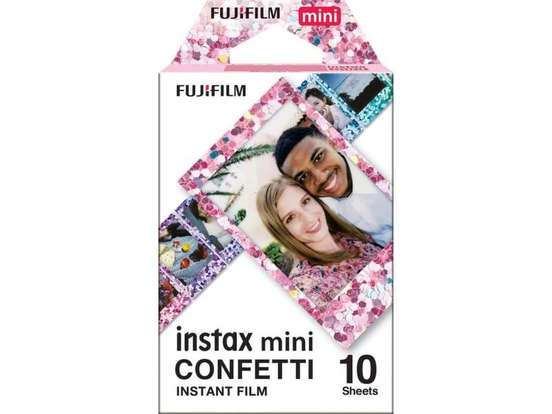 Fujifilm Sofortbildfilm Instax Mini 10 Blatt confetti Fujifilm Sofortbildfilm Instax Mini 10 Blatt confetti