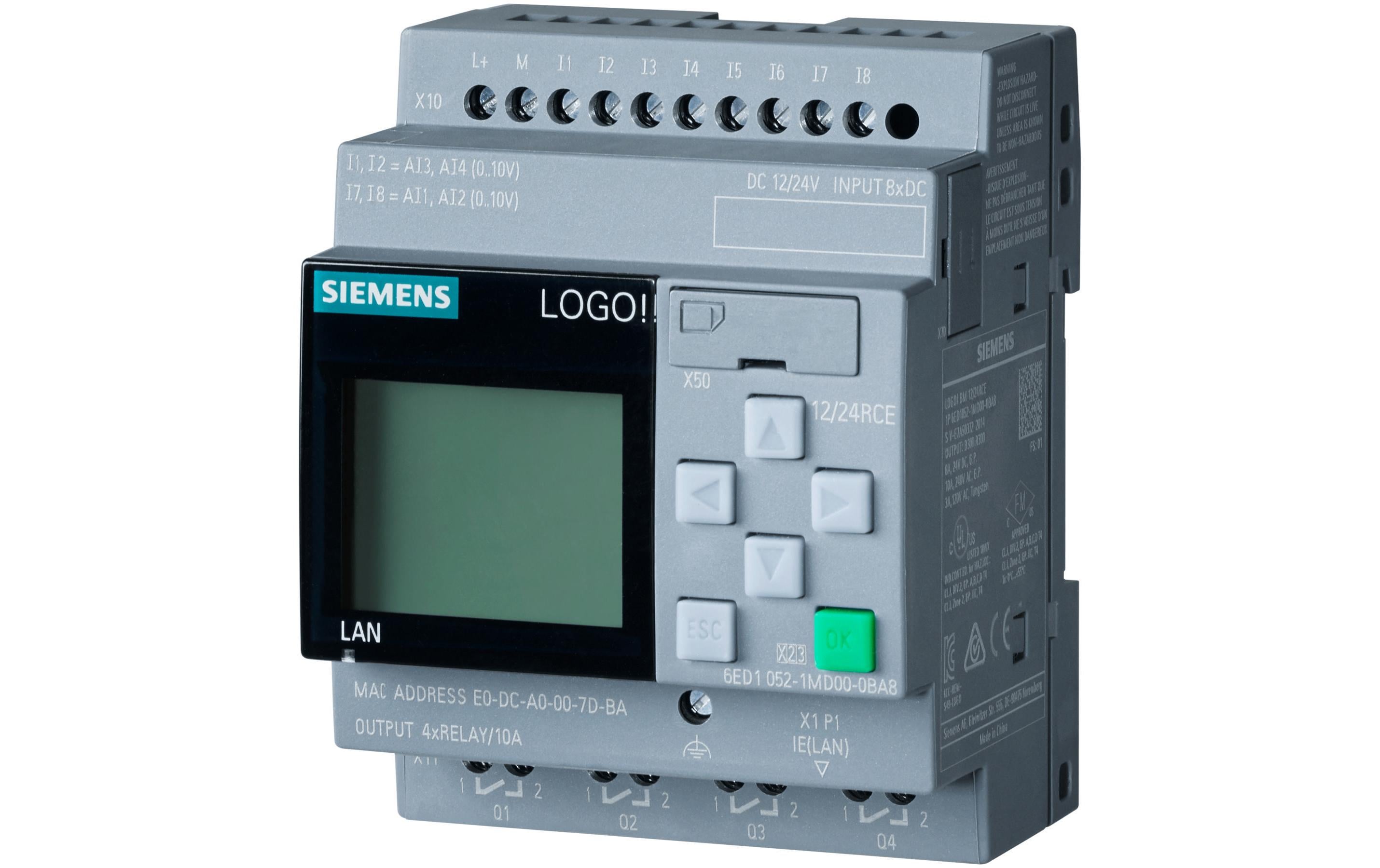 Siemens LOGO! 8.3 12/24RCE Grundgerät