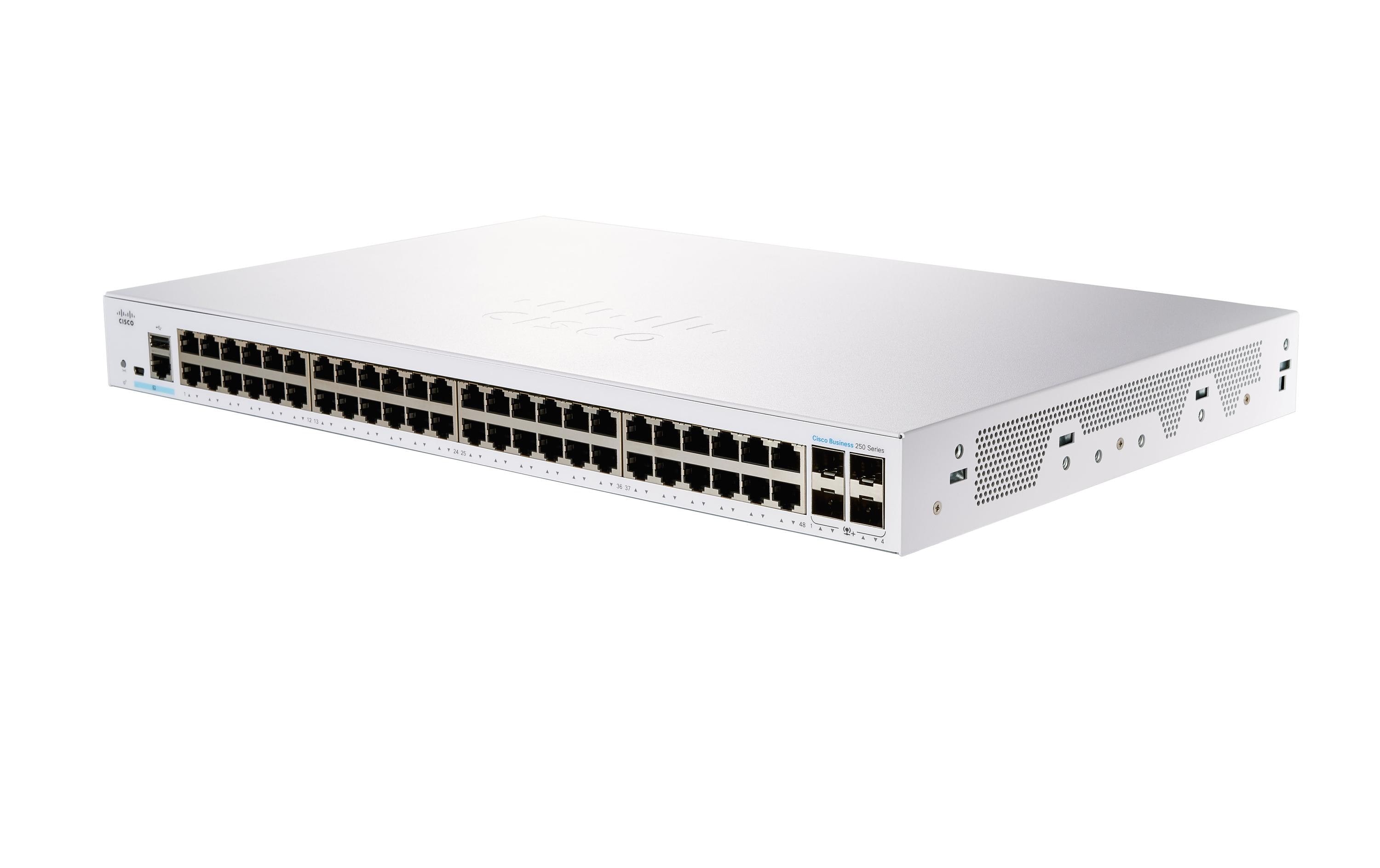 Cisco Switch CBS250-48T-4X-EU 52 Port Cisco Switch CBS250-48T-4X-EU 52 Port